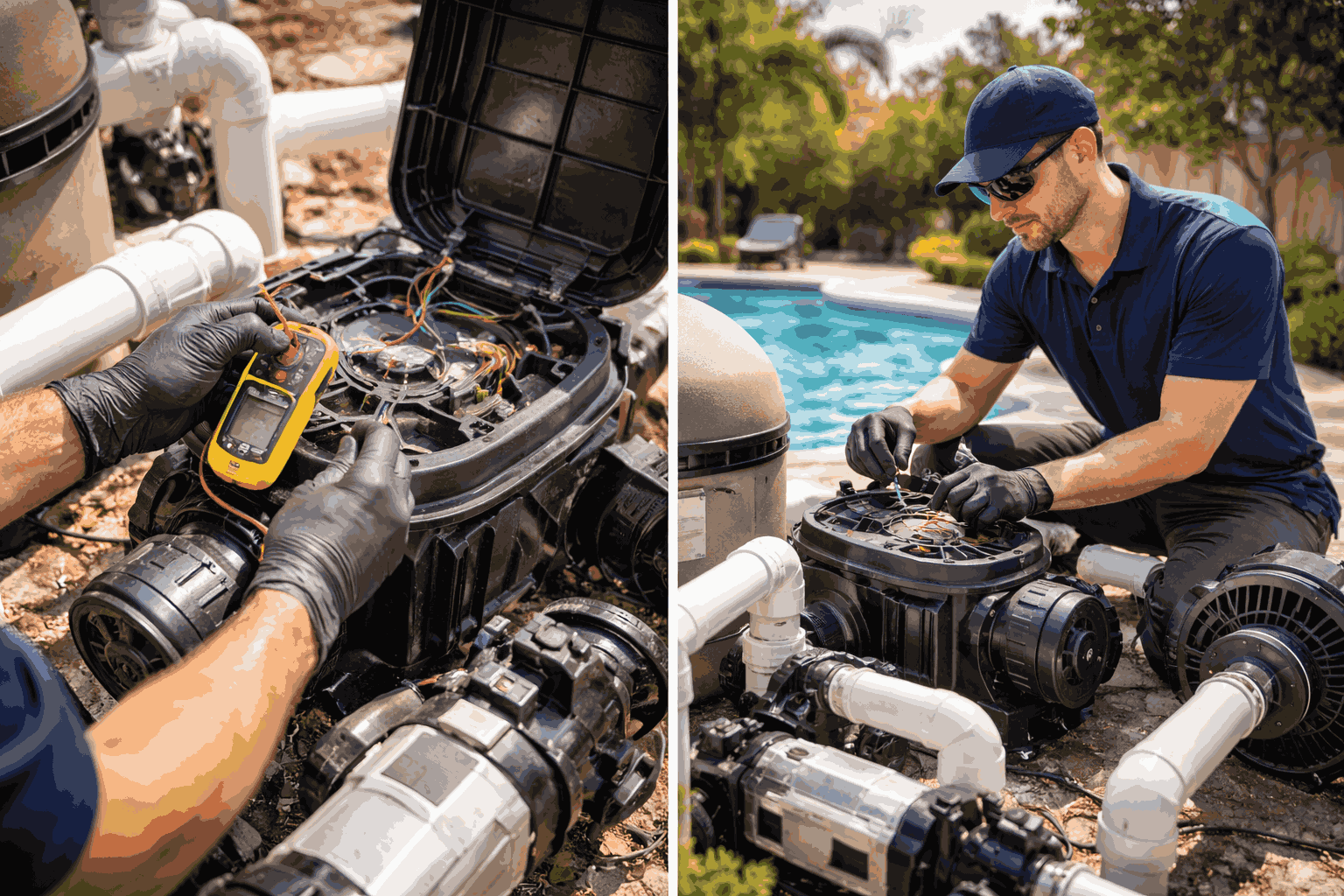 pool heater repair service - Diagnose Common Pool Pump Problems