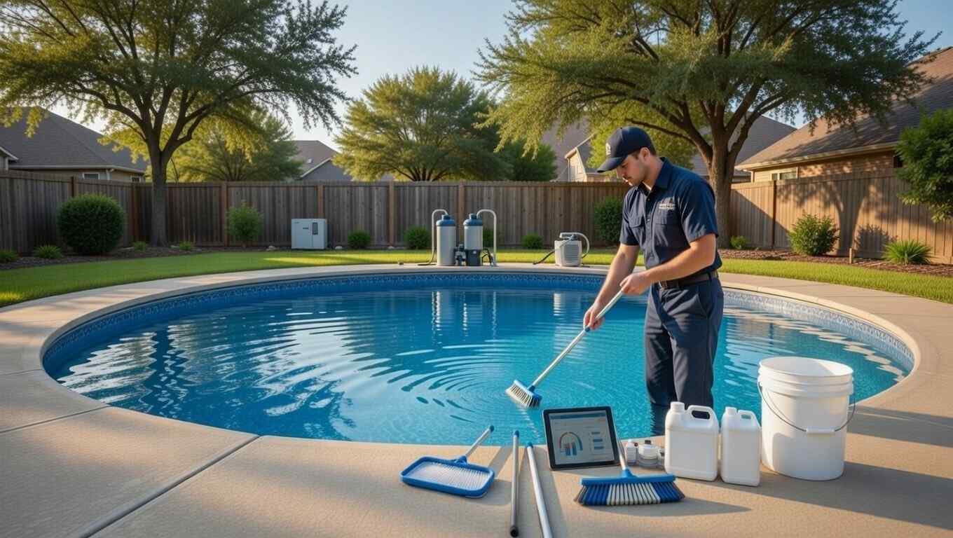 Above ground pool maintenance