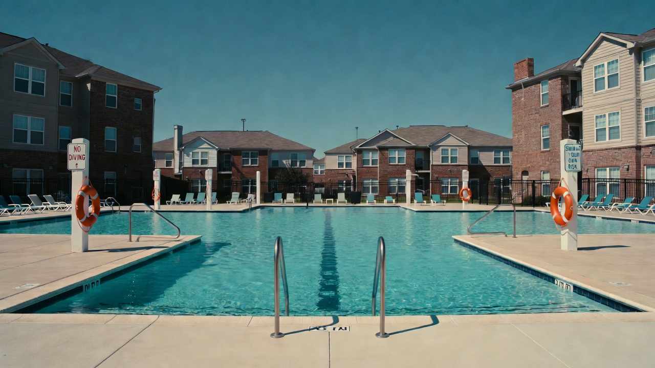 Commercial pool service