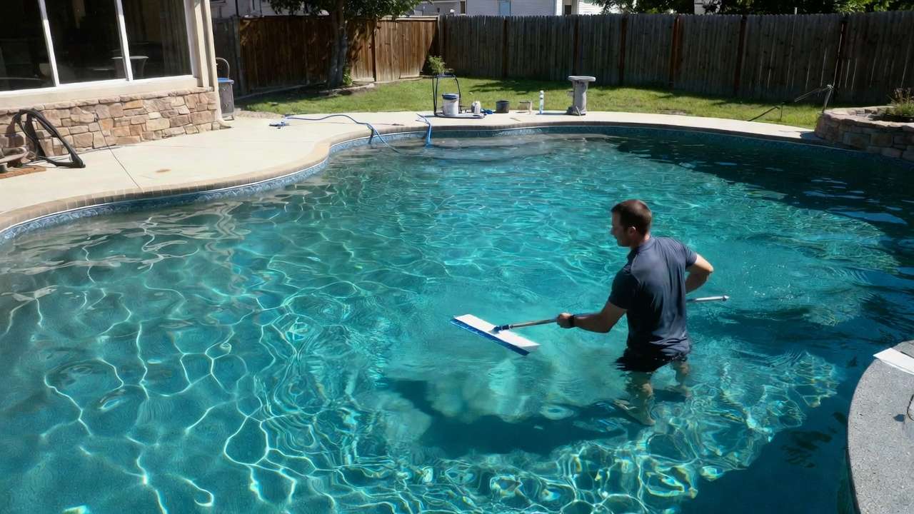 bi-weekly pool maintenance
every other week pool service