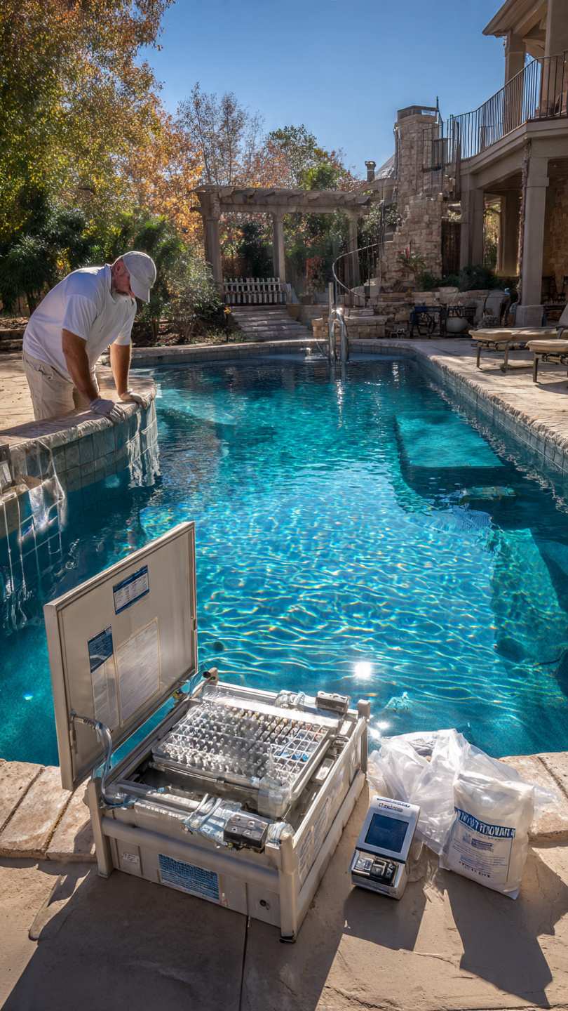 salt water pool service cost, cost of saltwater pool maintenance, salt water pool maintenance cost
