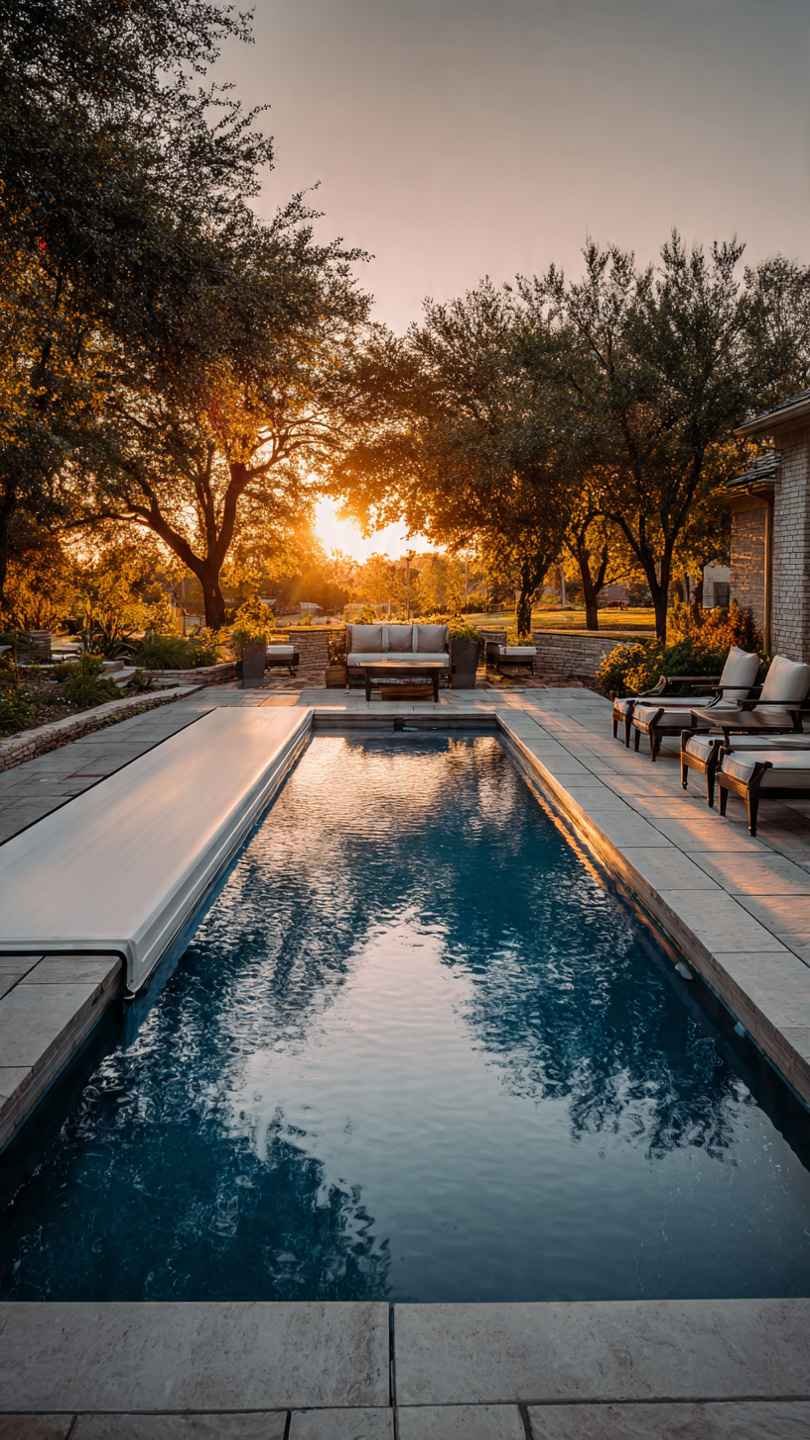 Pool cover pool cover benefits best pool cover for Texas pool cover types