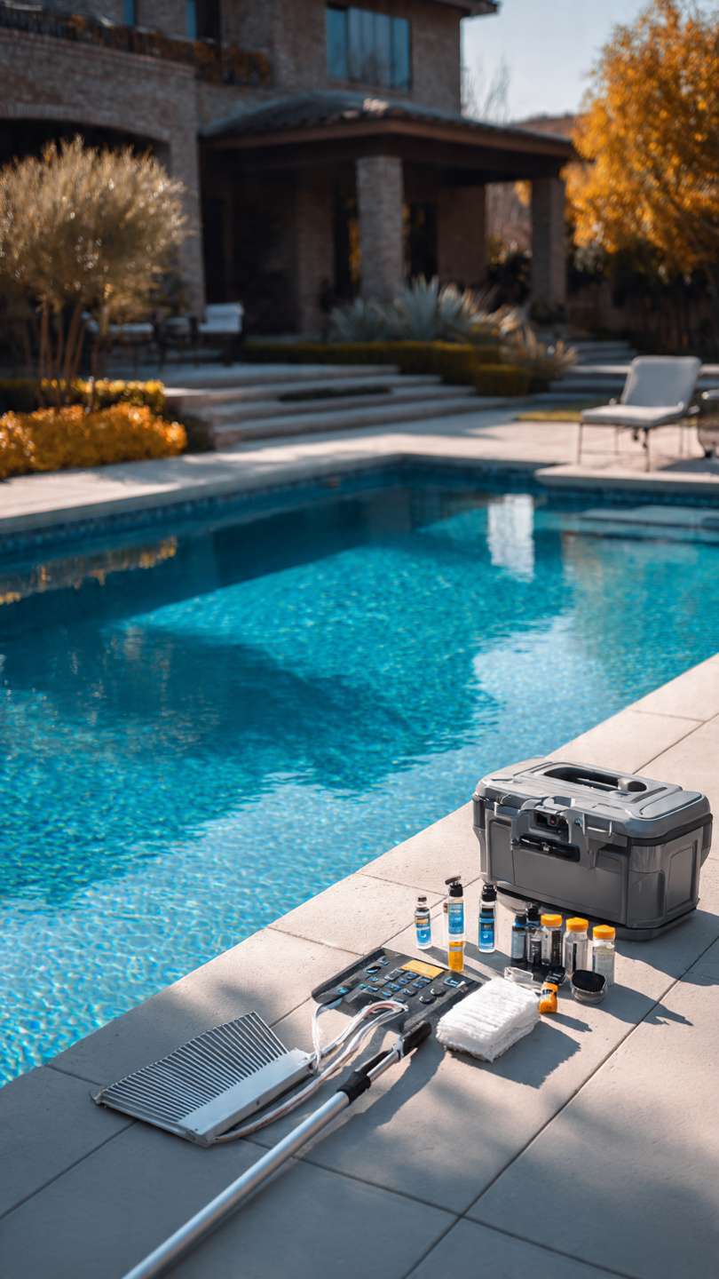 swimming pool maintenance schedule, pool maintenance plan