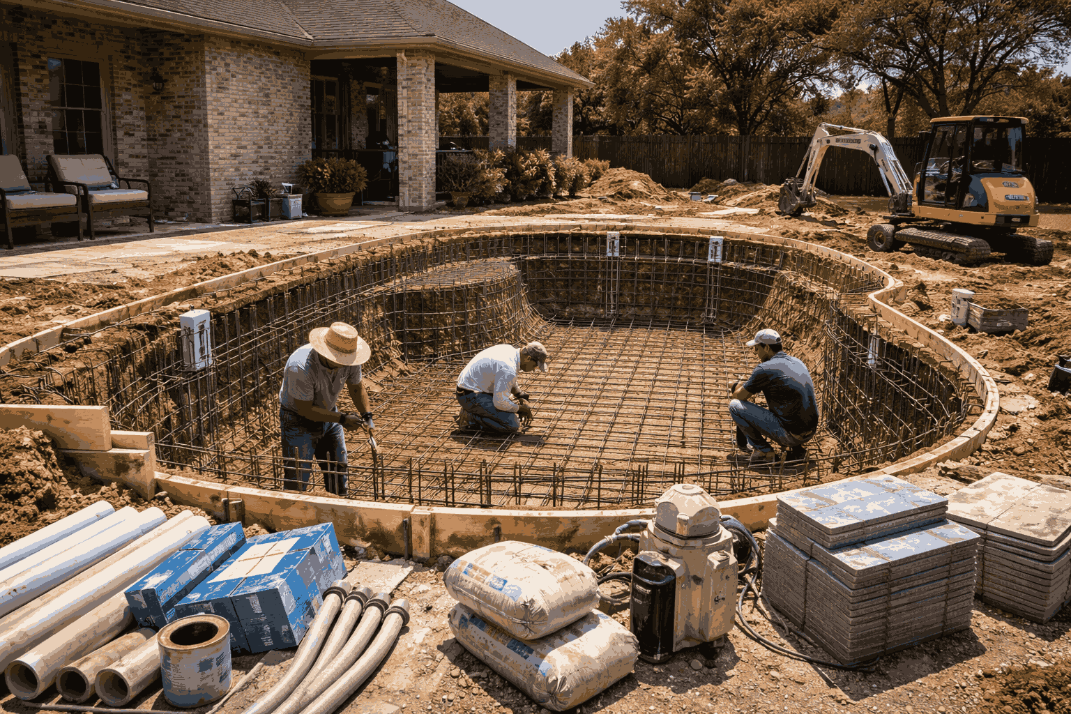 best time to buy a pool in Texas
when to build a pool in DFW
pool construction season Texas