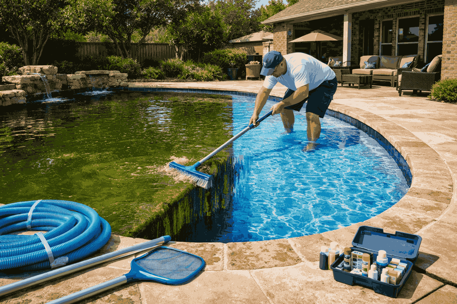pool stain removal
pool staining
stains on pool surface
