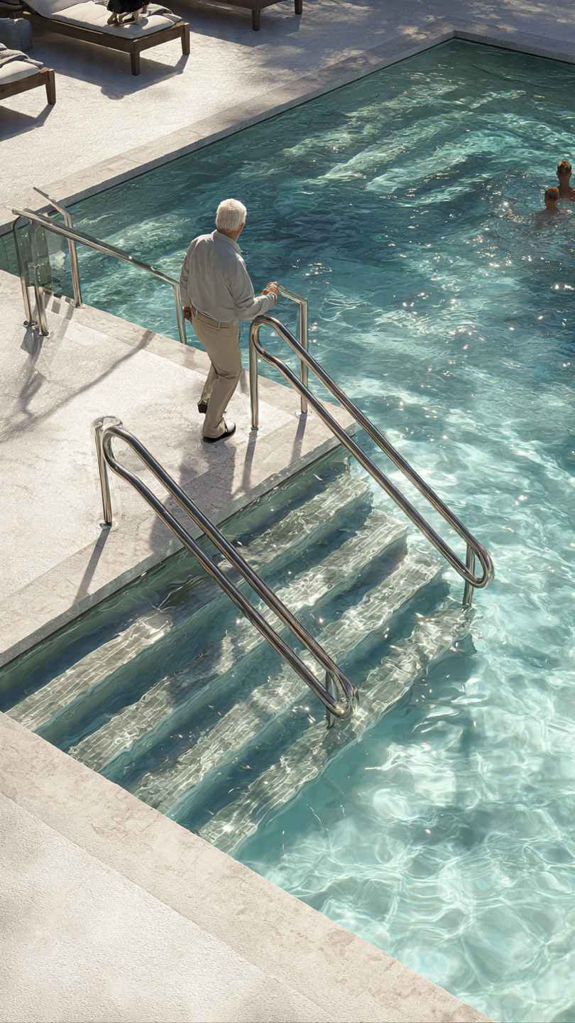 prepare pool for selling house
pool staging for home sale
pool curb appeal