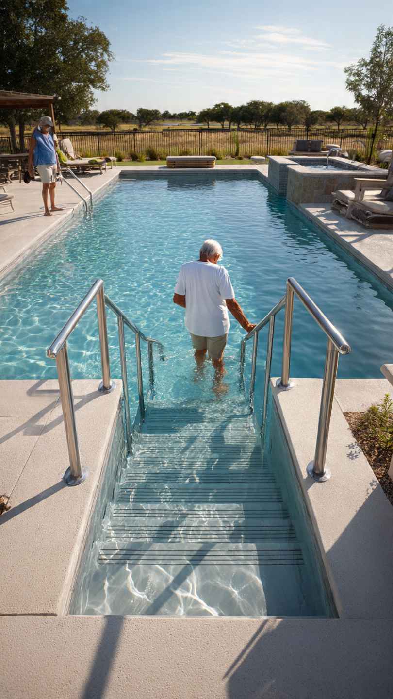 accessible pool
pool accessibility
pool for elderly
