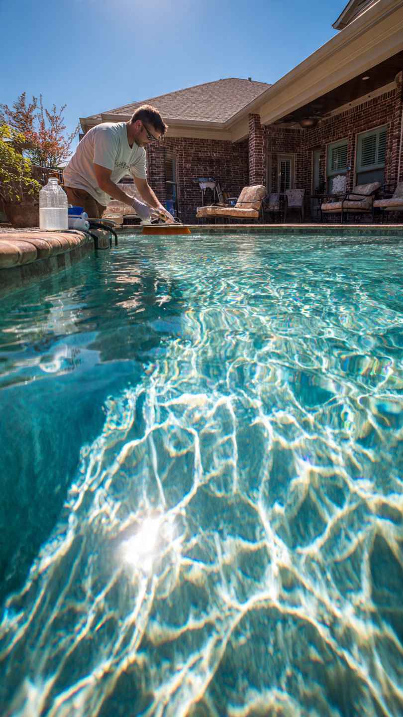 pool automation - clean a cartridge pool filter