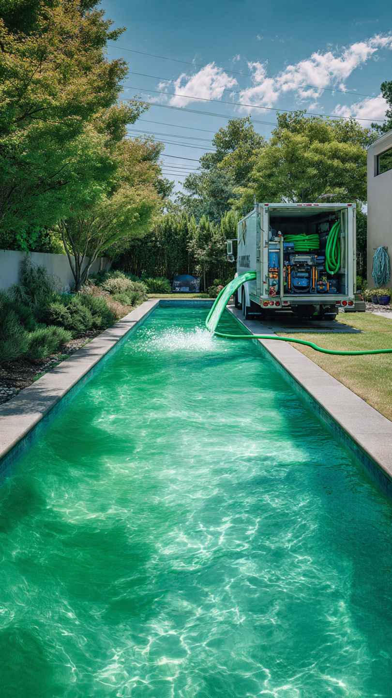 pool water fill service pool water delivery DFW water truck for pool