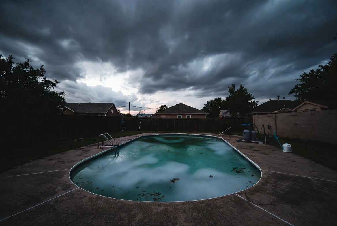 pool maintenance after storm pool care after heavy rain Texas