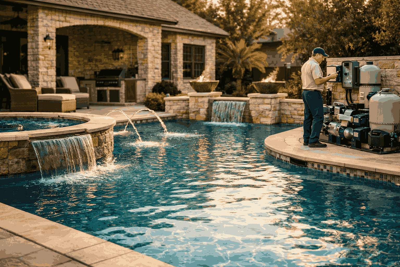 pool service in Southlake TX - Wylie pool service