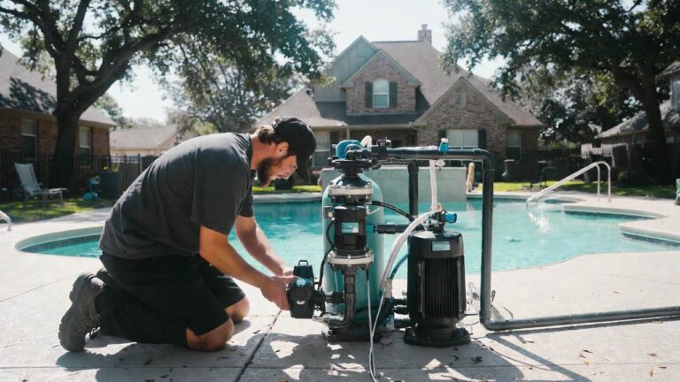 pool service in Carrollton TX - cheapest way to heat a pool how to heat a pool cheaply in Texas pool heating options DFW - cost to run a pool heat pump, pool heat pump running cost, pool heater electricity cost, monthly pool heating cost, heat pump pool heating bill - salt cell cleaning frequency, how often clean salt cell, salt cell maintenance, salt cell scale, saltwater pool low chlorine