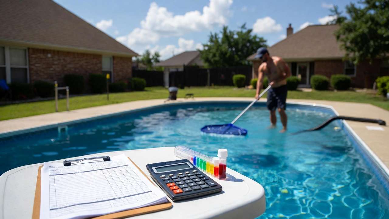 pool service cost per month