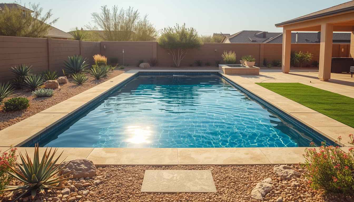 best pool deck material Texas pool deck options DFW concrete vs pavers pool deck