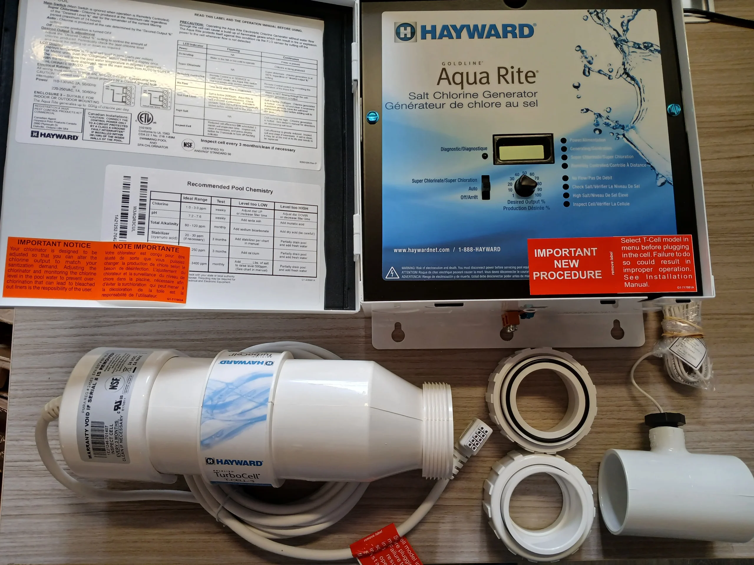 hayward aquarite error codes salt cell error codes