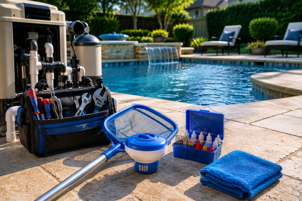 swimming pool service and repair, pool service and repair, swimming pool service and repair - solar pool skimmer vs robotic pool cleaner - swimming pool pH levels, pool pH balance, high pool pH, low pool pH, balance swimming pool pH