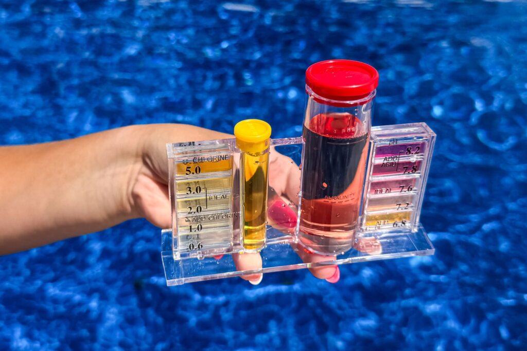 pool water testing kits, best pool water testing kits, pool test strips, pool water test - saltwater pool not making chlorine, salt cell not producing chlorine, saltwater pool low chlorine, salt system not working, salt pool chlorine problem - pool alkalinity too low, low pool alkalinity, raise pool alkalinity, pool pH problems, pool water balance - pool alkalinity too high, high pool alkalinity, lower pool alkalinity, pool pH problems, cloudy pool water - pool pH too low, low pool pH, raise pool pH, pool water acidic, pool alkalinity too low