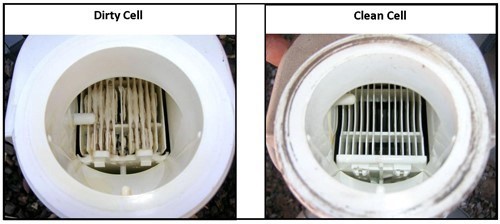 how often to clean a salt cell, salt cell cleaning frequency, clean salt cell, salt cell maintenance, salt chlorinator cleaning - anti entrapment pool drain cover, pool drain cover safety, anti entrapment drain cover, pool suction safety, main drain cover replacement