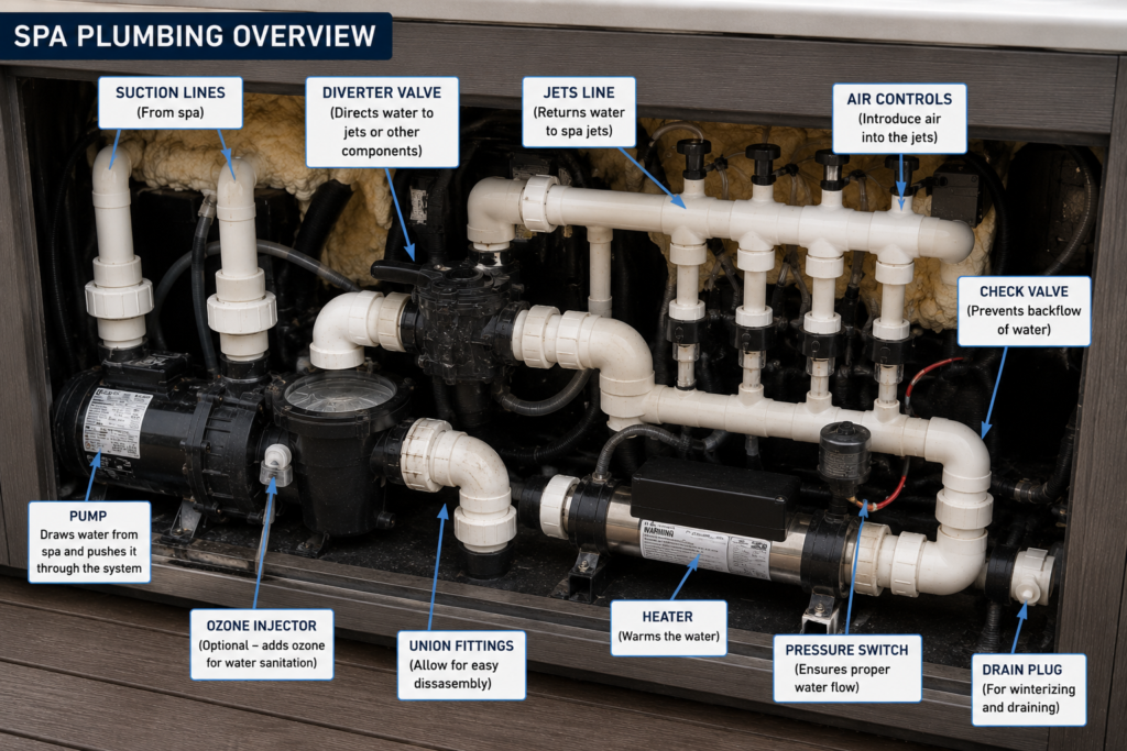 Spa and Hottub Plumbing Services in DFW