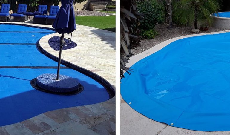 safety pool cover vs solar cover, safety cover vs pool cover, solar cover vs safety cover, best pool cover for safety, child safe pool cover - pool closing in Texas, close pool in Texas, Texas pool winterising, winter pool prep Texas, freeze protection for pools