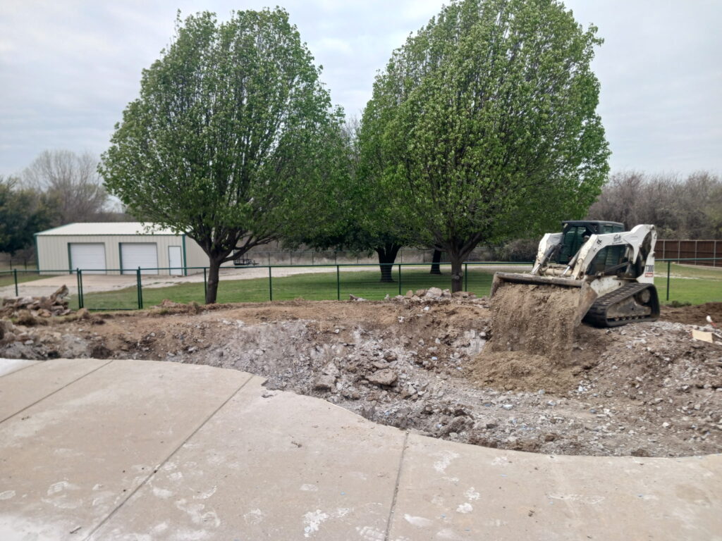 Step 1: Free Consultation & Estimate We come to your property, assess the pool, and discuss your goals. We'll explain the process, answer your questions, and provide a clear, detailed estimate. No pressure, no sales pitch, just honest information so you can make the right decision. During this visit we look at: Pool size, type, and construction material Access for equipment to reach the pool area Existing fencing and decking that may be affected Utility connections that need proper disconnection Your plans for the space after removal