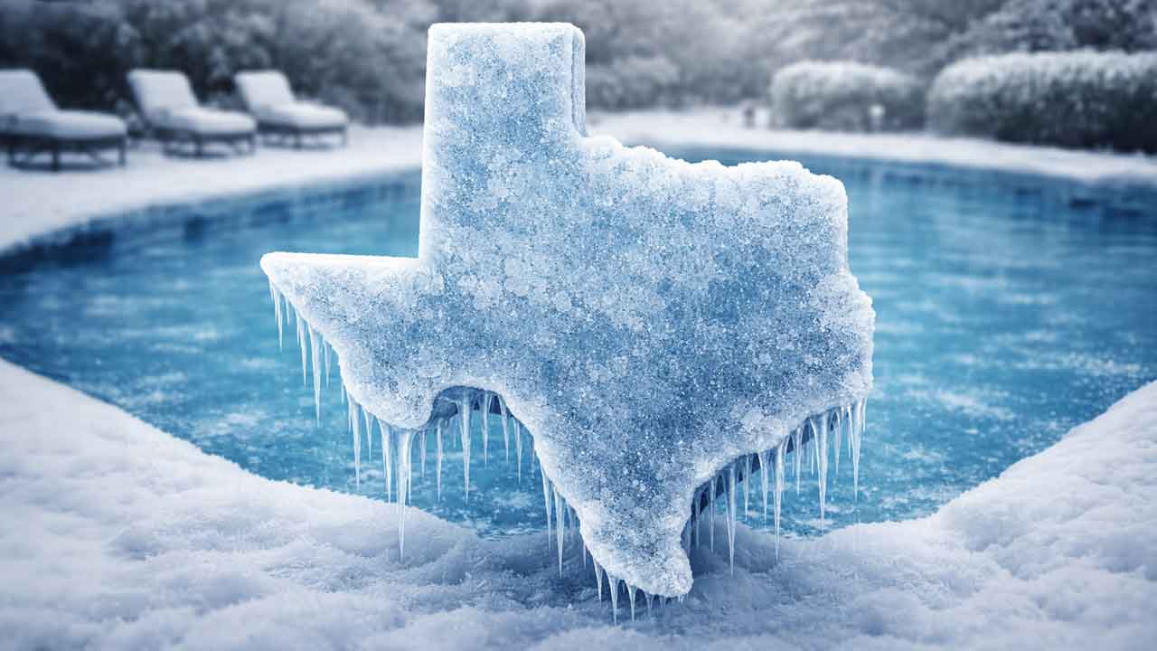 pool closing in Texas, close pool in Texas, Texas pool winterising, winter pool prep Texas, freeze protection for pools