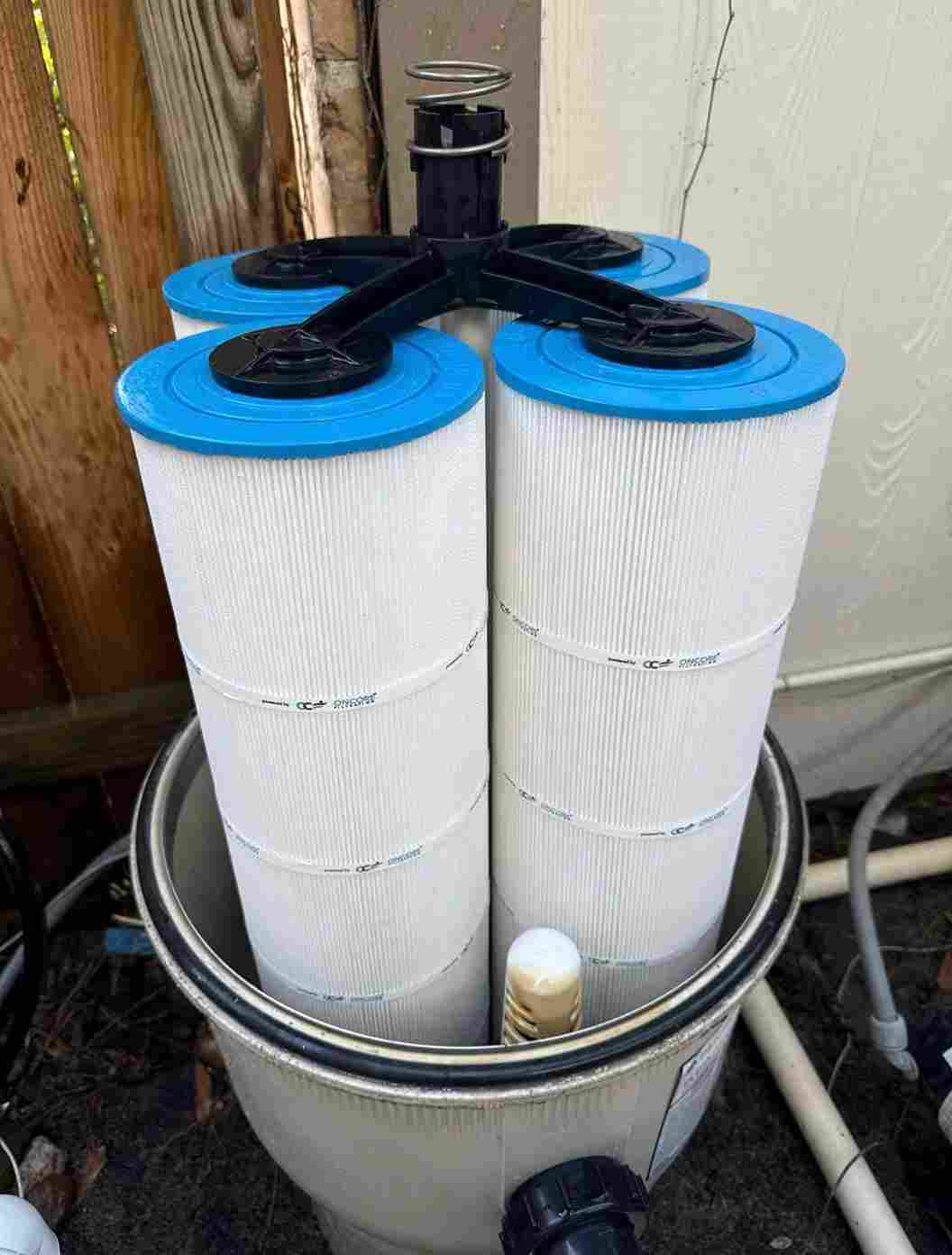 pool filter cartridge replacement, replace pool filter cartridge, cartridge pool filter replacement, pool filter cartridge lifespan, damaged pool cartridge
