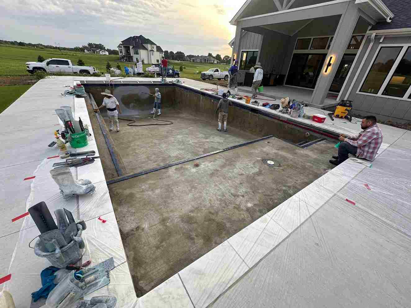 pool stone repair, pool stone coping repair, loose pool stones, pool stone mortar repair, natural stone pool repair