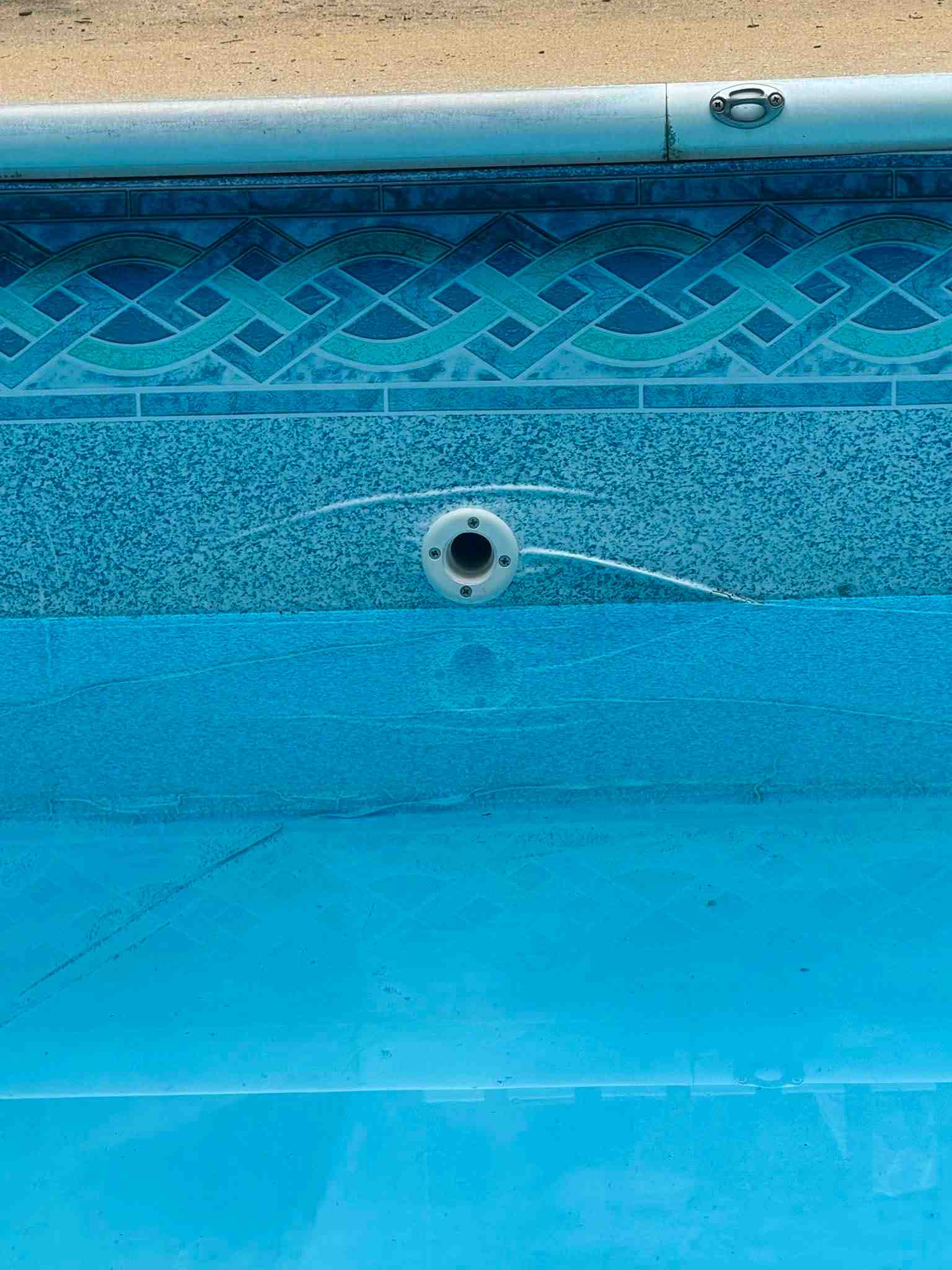 vinyl pool liner repair, vinyl swimming pool repair, pool liner repairs, torn pool liner, leaking vinyl pool