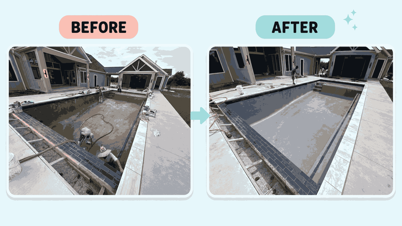 pool stone repair, pool stone coping repair, loose pool stones, pool stone mortar repair, natural stone pool repair