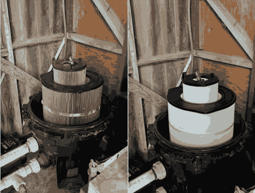 pool filter cartridge replacement, replace pool filter cartridge, cartridge pool filter replacement, pool filter cartridge lifespan, damaged pool cartridge