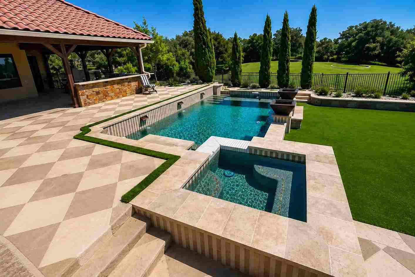 pool and backyard remodel, backyard remodel with pool, pool area renovations, pool remodeling contractors, custom pool renovations