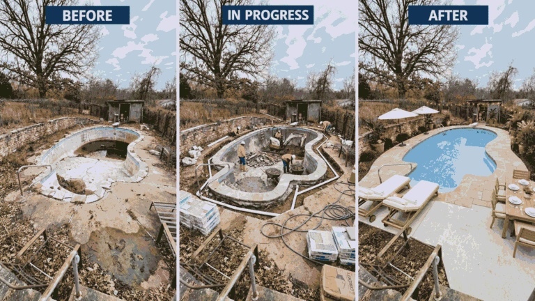 pool restoration cost, swimming pool restoration cost, pool restoration services, restore old pool, neglected pool restoration